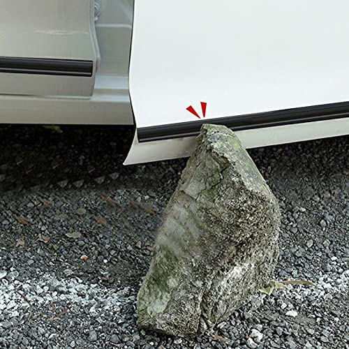 Protector de puertas de coche Zerodis en ABS negro brillante universal resistente al agua 2
