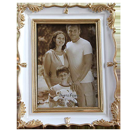 Amazon.com - YOVECATHOU 5 Inch Vintage Picture Frame Antique Photo ...