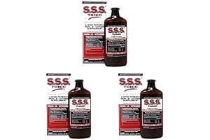 Iron and Vitamin B Supplement (Pack of 3), Potent Fertility Tonic for Men and Women