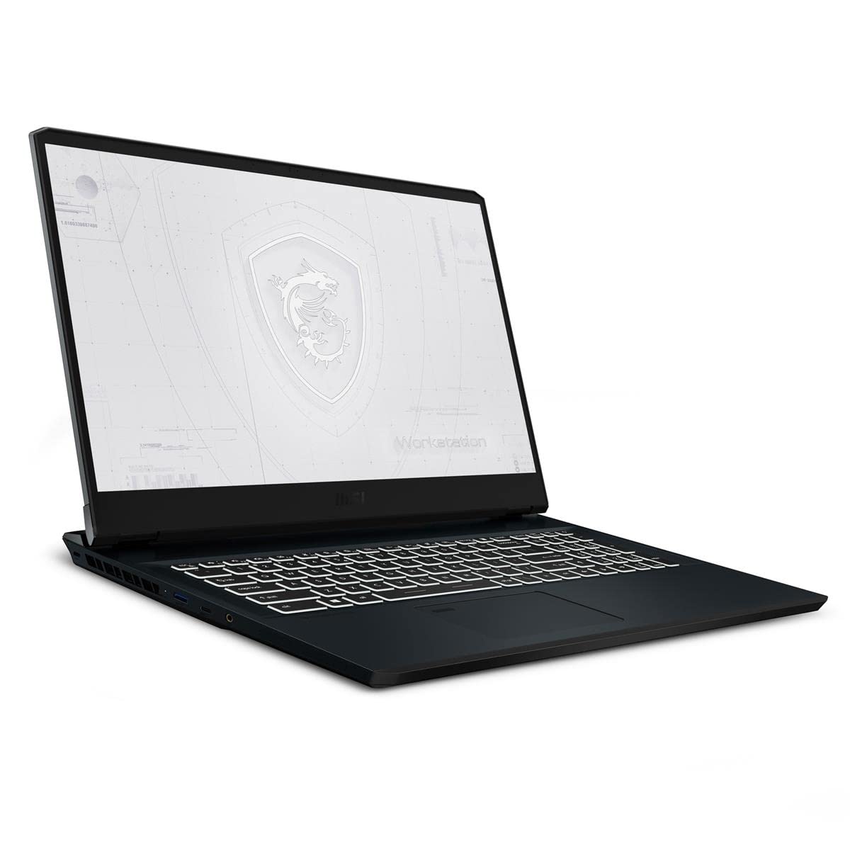 MSI WE76 11UM FHD Mobile Workstation Intel Core i9-11980HK Quadro RTX A5000 64GB RAM 1TB NVME SSD WIN10 Pro TPM2.0 Fingerprint 3 Year onsite Warranty Product Image 3