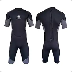 Roupa de Mergulho Natação Surf - Short John Rikwil Neoprene 2mm com Zíper Integrado Ideal para Proteção Térmica e Performance na Água.
