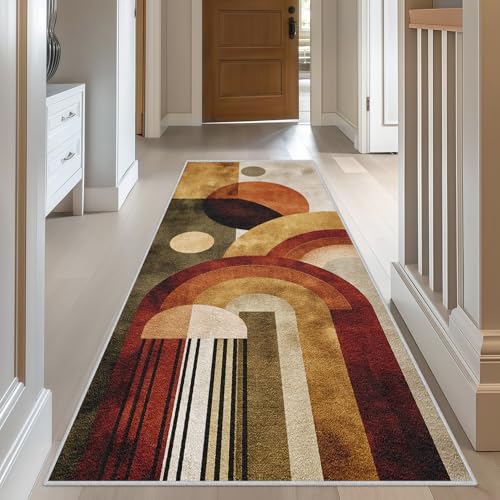 Tapis de passage géométrique extra long pour sublimer le salon - 4