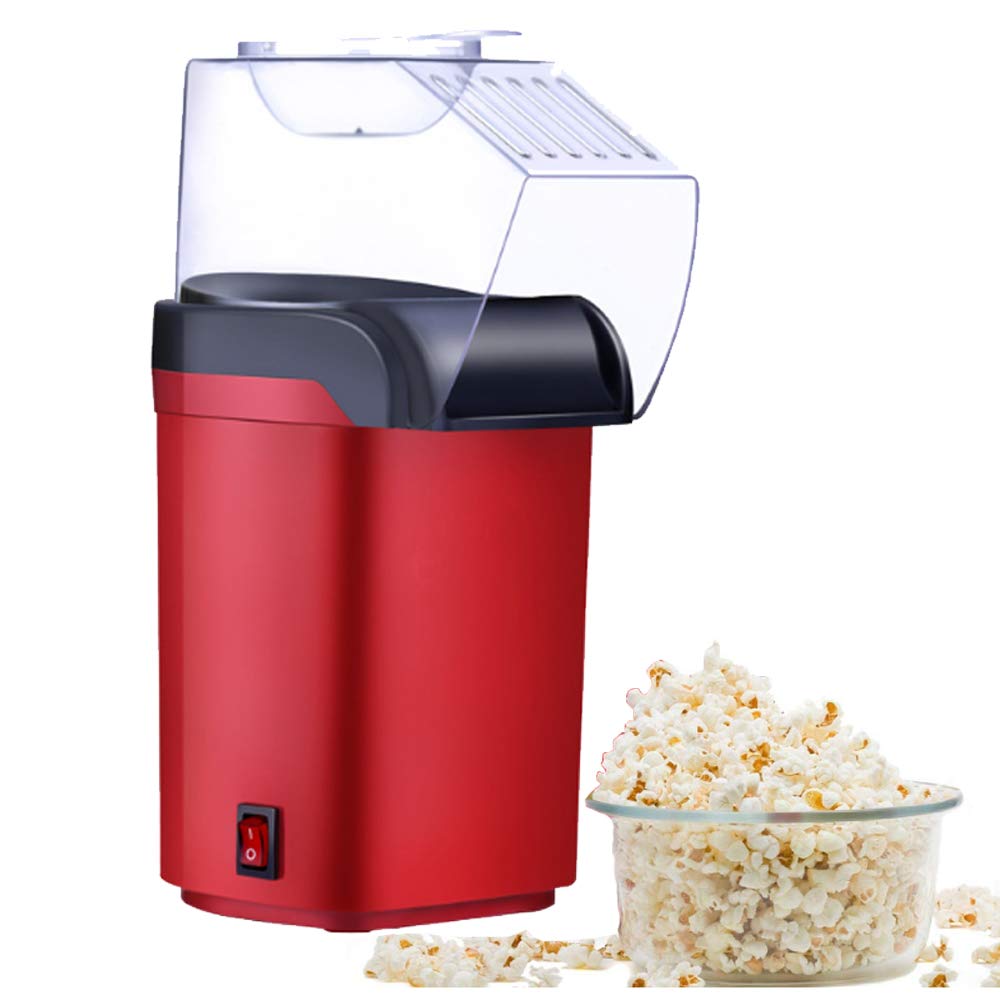 fang zhou 1200W Electric Hot Air Popcorn Popper Maker for Home, No Oil Needed Healthy Snack for Kids Adults, Perfect for Party Birthday Gift