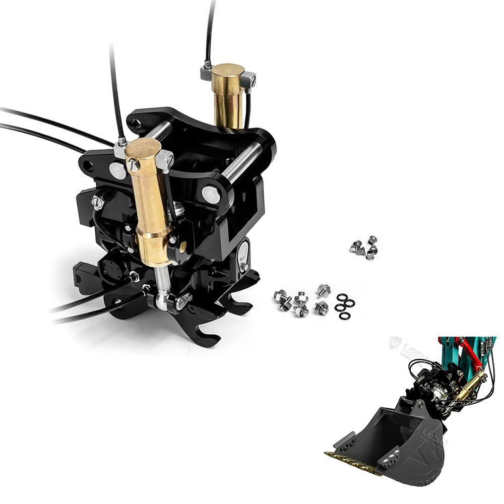 TOUCAN RC HOBBY 1/14 Metal Wrist Quick Coupling for Lesu 945 Rc Hydraulic Excavator Sk500