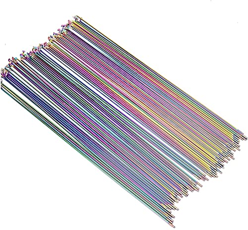 Rayons de vélo en acier inoxydable 273mm avec écrous pour jante VTT et route 10pcs