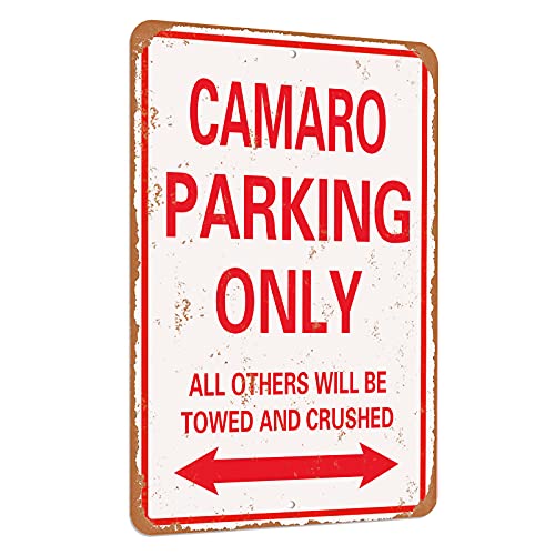 Ca Parking only vintage look funny mental tin sign-8 X 12 inches-Aluminum