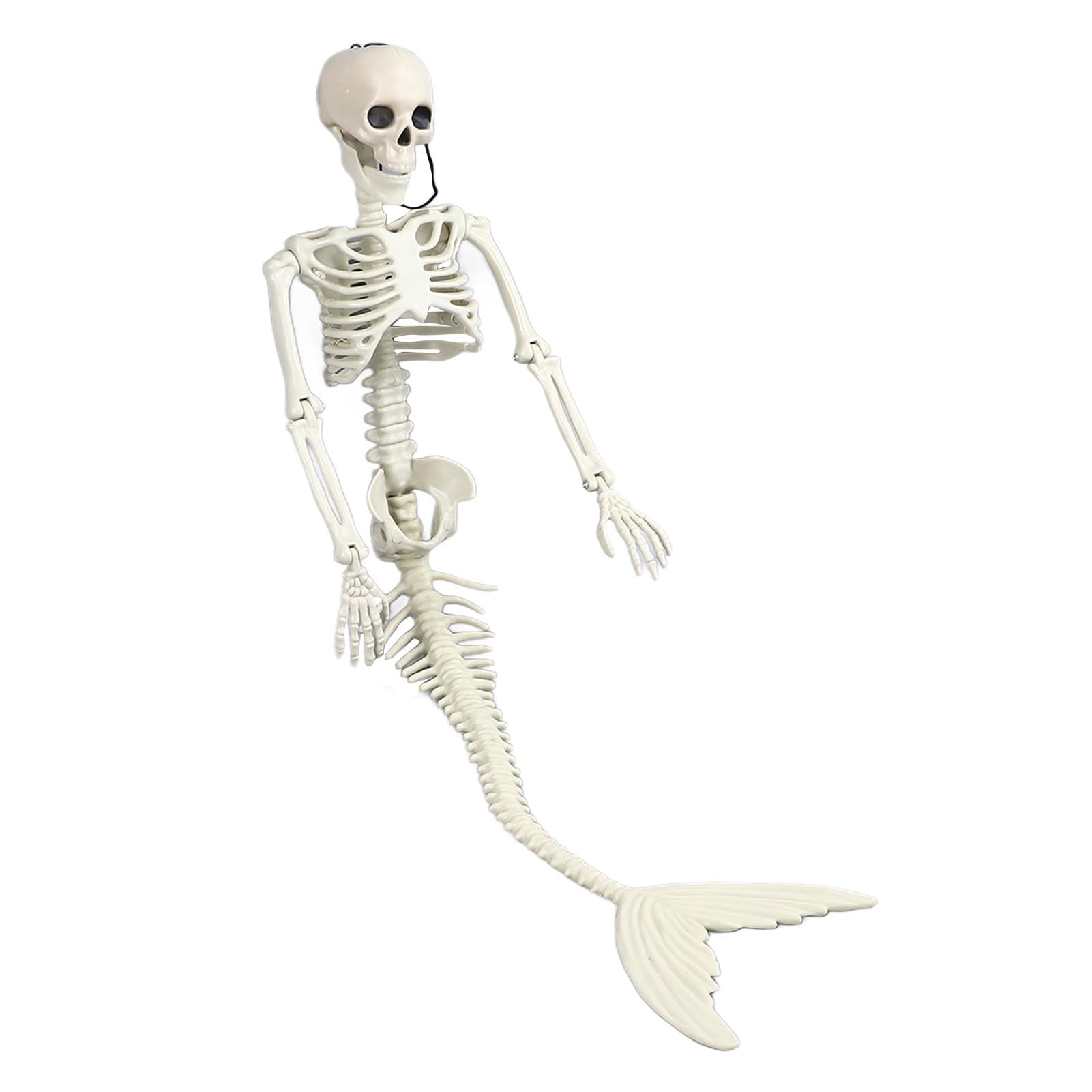 Aoresac Scheletro a grandezza naturale, decorazioni per esterni di Halloween, giunti mobili mobili, realistici scheletro a tutto il corpo, materiale plastico di alta qualità, robusto per patio, feste