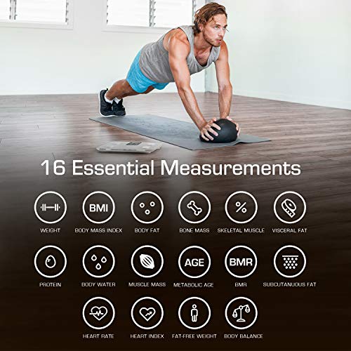 Active Era Smart Weegschaal met Groot Led-Display - Bluetooth Digitale Weegschaal met 16 metingen, Hoge Precisie… - Image 4