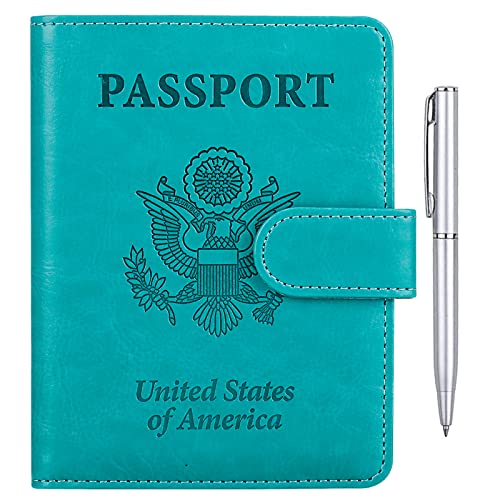 TIGARI Passport Holder Wallet, Travel Essentials Passport and Vaccine Card Holder Combo, Leather Travel Wallet Rfid…