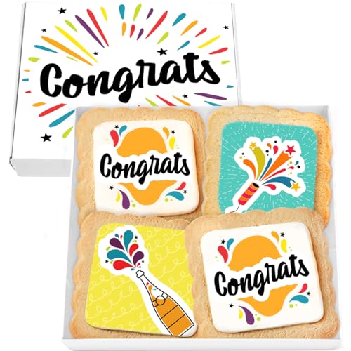 Congrats Gift Cookies Congratulations Gift Basket 4 Pack For Kids Men Women Graduation...