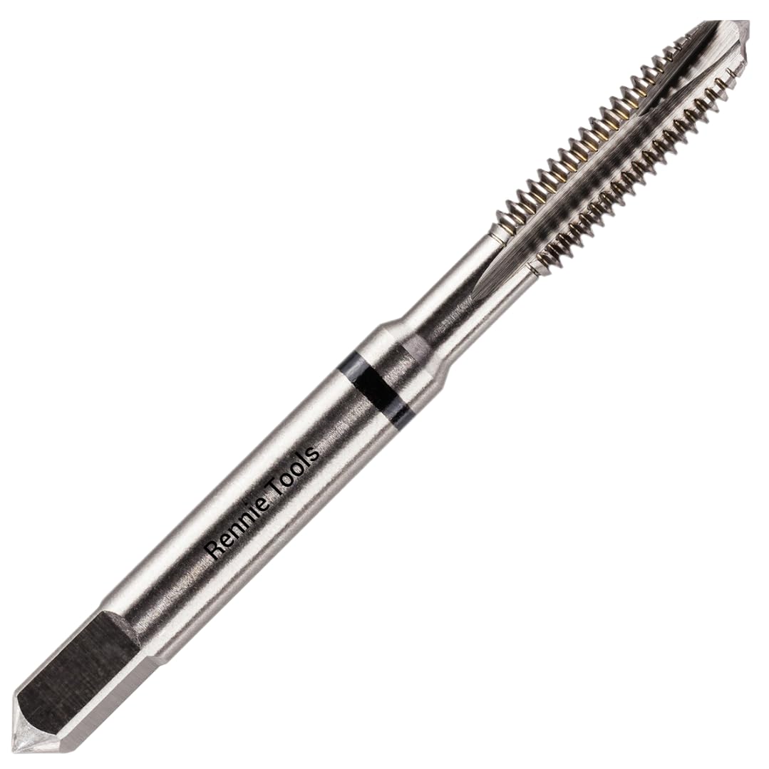 6BA HSS Spiral Point Tap for Tapping Threads in Through Holes. Suitable for Use On Steel, Cast Steel, Cast Iron, Non-Ferrous Metals, Plastics, Softwood & Hardwoods