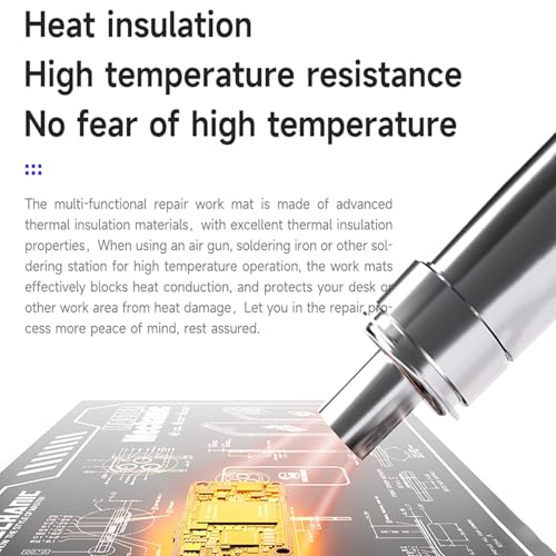 Mechanic V77/V78/V79 Multi-Function Phone Repair Work Mat, Motherboard Fixing Pad, Heat Insulation (V78) — view 6
