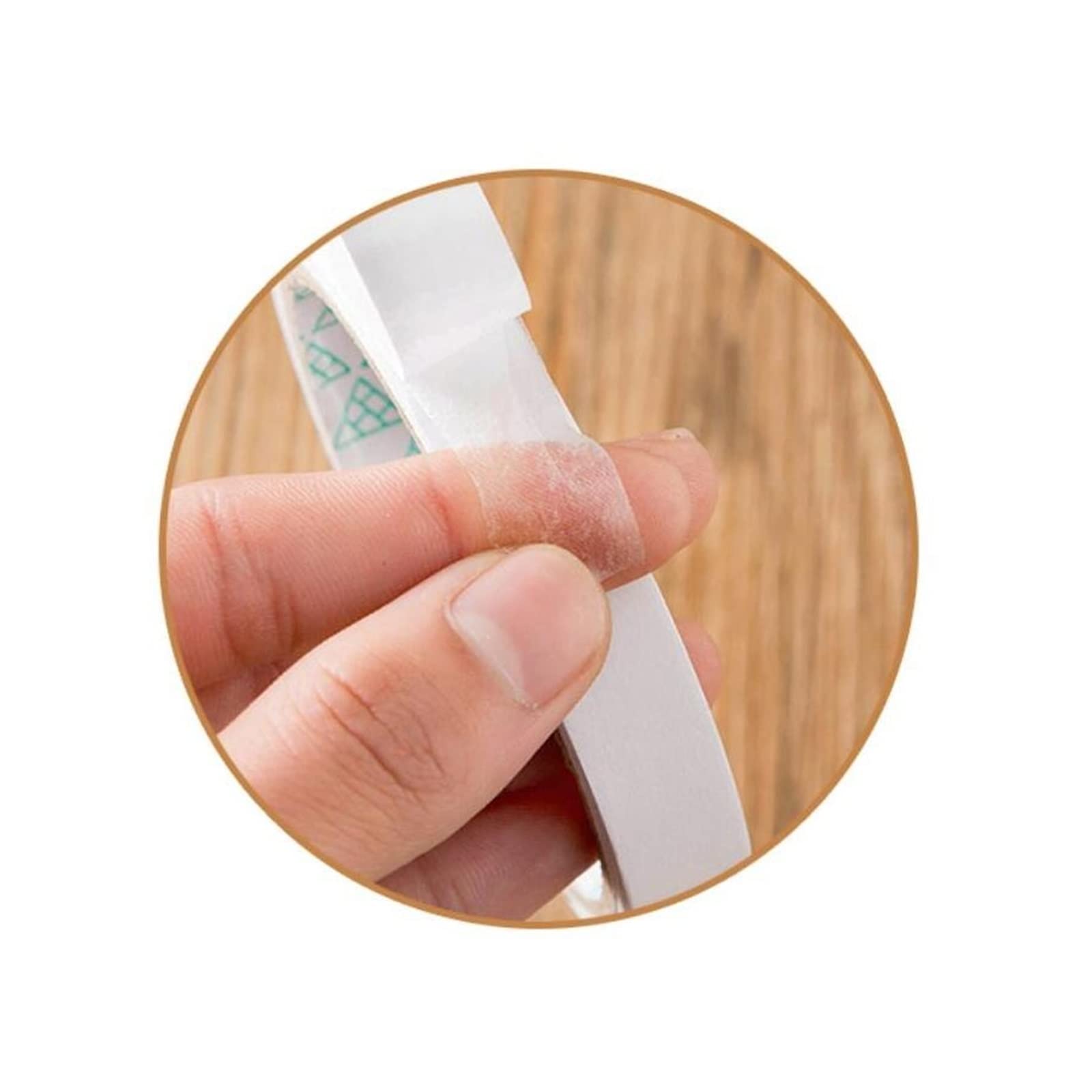 DAVBIR Weißes doppelseitiges Klebeband aus Papier, stark, ultradünn, stark klebende Baumwolle for das Heimbüro, doppelseitiges Klebeband, 10 Rollen/Set perfection (Size : 10M, Color : 30mmx10rolls)