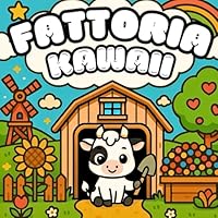 LA FATTORIA KAWAII DA COLORARE: Disegni adorabili pensati per adulti e adolescenti, per attività quotidiane rilassanti ideali per stimolare la ... offrire un momento di relax (Italian Edition) B0F5NSJBBT Book Cover