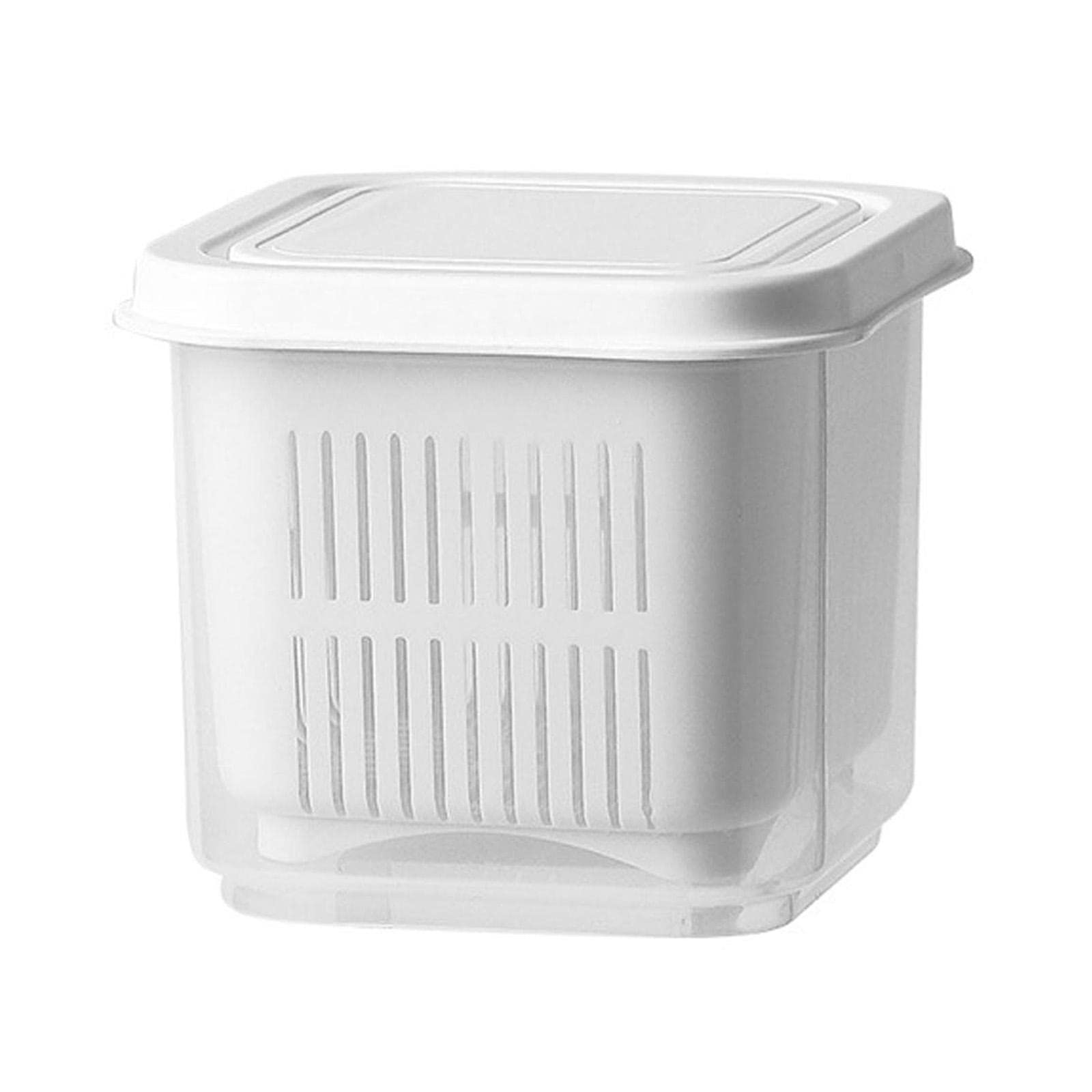 Kalttoy Refrigerator Organizer with Lid Sealing Keeping Container Case for Minced Garlic Collection Refrigerator Organizer