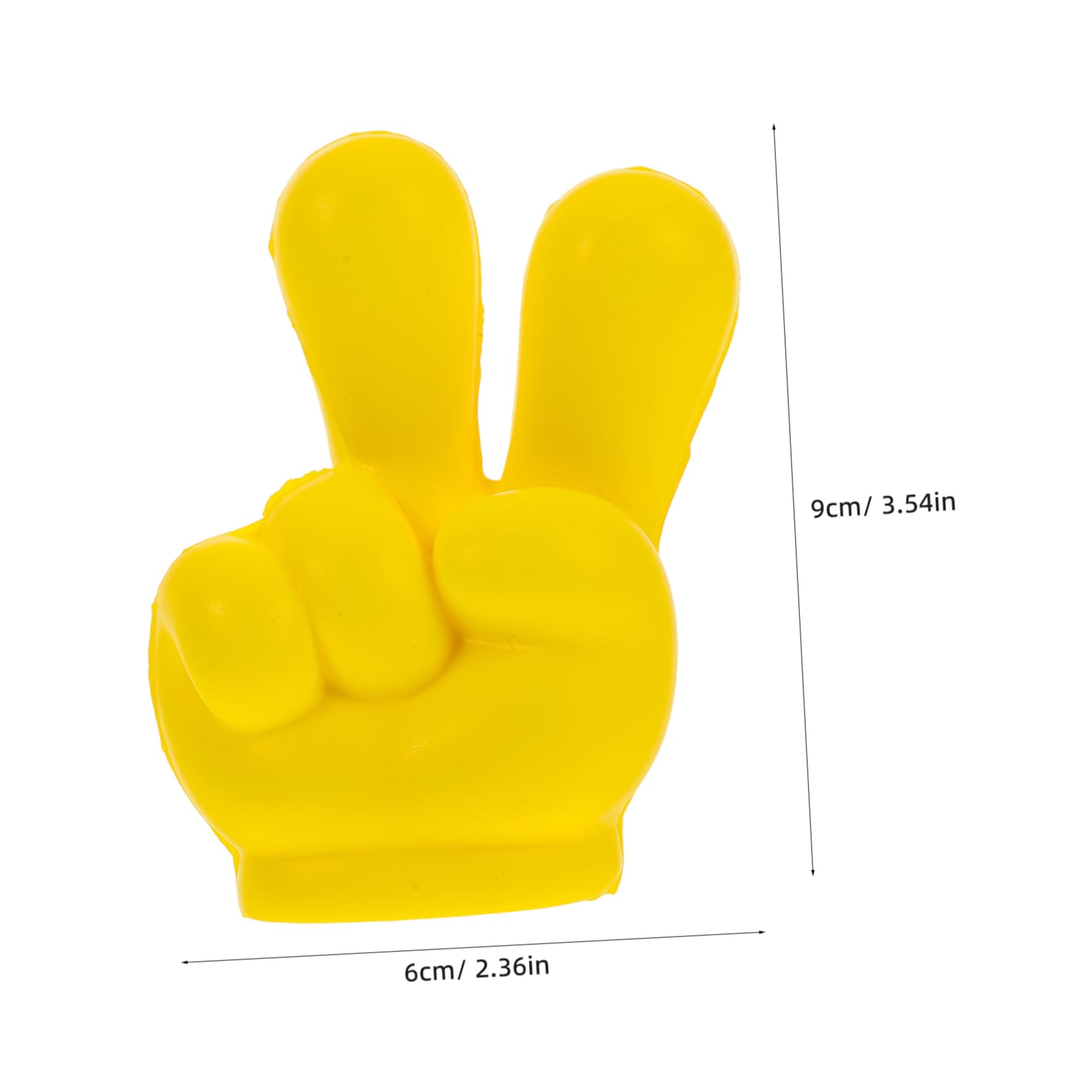 FUNOMOCYA Cute Finger Car Antenna Topper Durable Ornament for Vehicle Roofs Doors and Mirrors Easy Installation Decorative Accessory for Men and Women