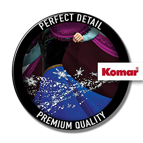 Komar Disney Vlies Fototapete |Frozen Elsas Magic | Größe: 200 x 280 cm (Breite x Höhe), Bahnbreite 50 cm | Tapete, Wandbild, Dekoration, Wandbelag, Kinderzimmer, Schlafzimmer | DX4-014, blau