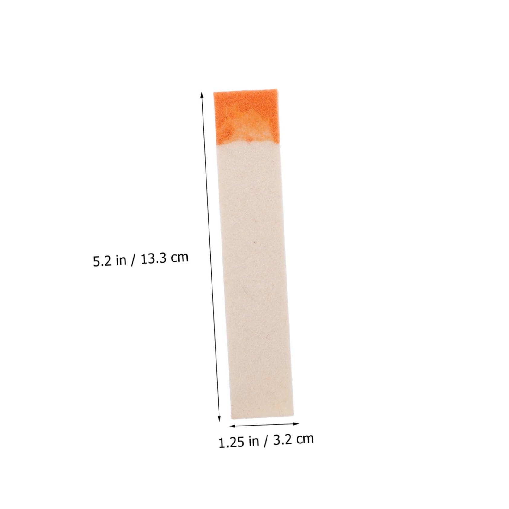 Kit de 4 Cuñas de Lana Naranja para Afinación de Pianos, Accesorios Prácticos Uso Conveniente para Cuerdas de Piano