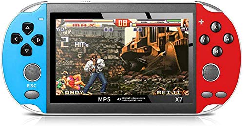 NCR X7 Plus 4.3 in 8GB Retro Game Console with Built in Over 20,000 Games, HD Screen, Portable Video Games Classic Game, Double Rocker, MP5 Game Controller