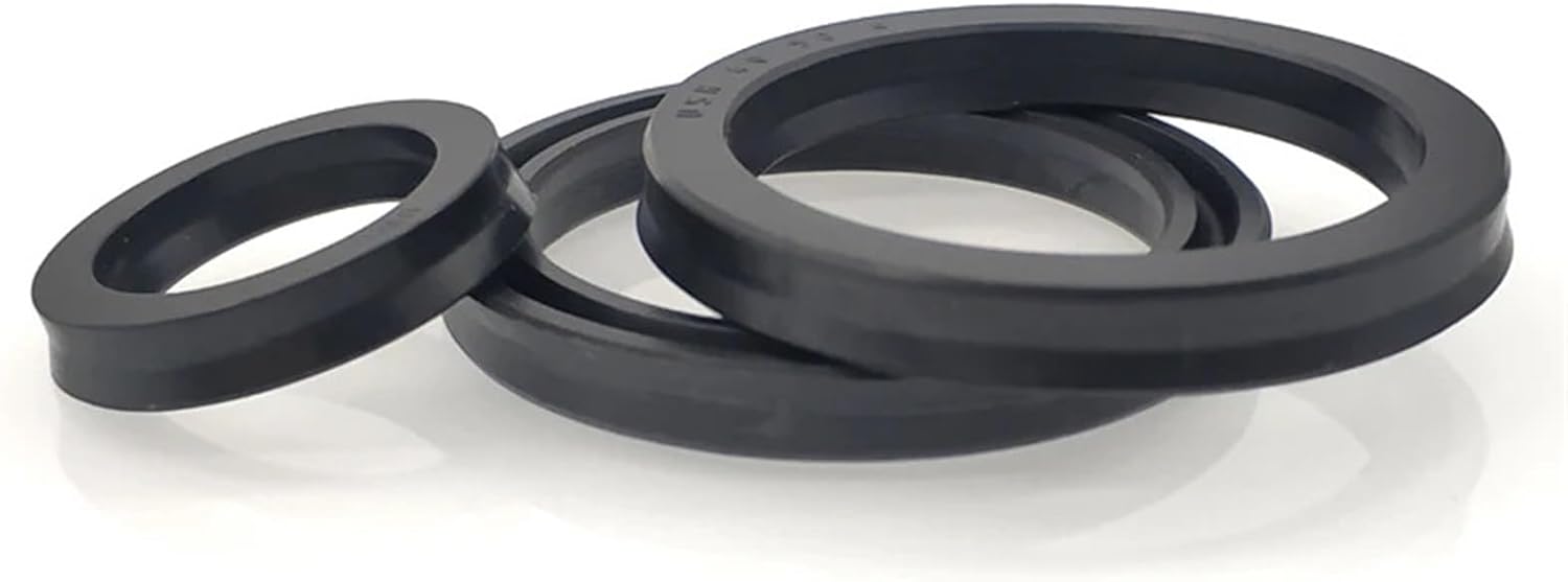 ダストシール のために5個 ID 30-85mm ブラック 油圧シリンダー オイルシールリング UN/USH/U/Yタイプ シャフト
