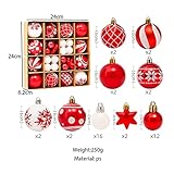 Zoom IMG-1 fyfjur palle di natale rosso Zoom IMG-1 fyfjur palle di natale rosso