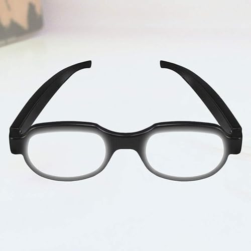 Miniatura 8 de NUOBESTY Lentes de anime iluminados, con luces LED, que brillan en la oscuridad, lentes intermitentes para fiesta de cosplay, para Halloween, fiesta