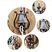 Skipdr Decorative Doorbell Retro Nostalgic Cast Iron Doorbell Hand Bells Creative Iron Garden Courtyard Pastoral Style Decoration,Practical Tool
