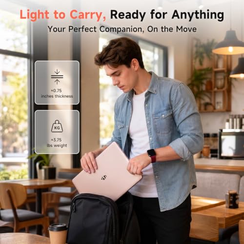 Image of NIMO 15.6 inch Multitasking Laptop, AMD 8-Core R7 7735HS, 64GB DDR5, 2TB SSD | (Up to 4.75 GHz, Beat i7-12650H) Computer with 100W Fast PD, 180 Vewing, Radeon 680M, for Light Gaming and Productivity