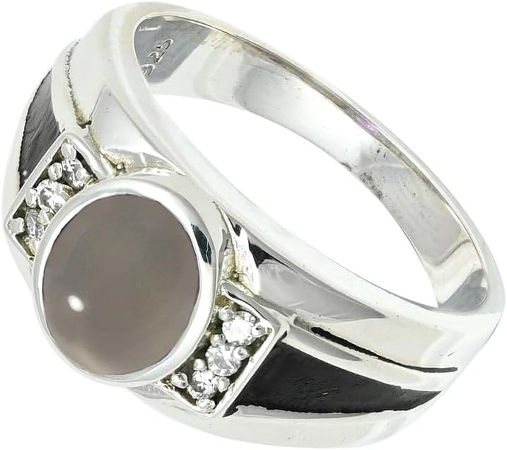 Ring 925 Sterling Silver Statement Ring Men Women Stone Band Ring All Size Christmas Day Girft Rings Handmade Jewelry JSR-1166AA