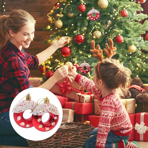 Décoration de sapin de Noël lot de 5 pour une ambiance chaleureuse