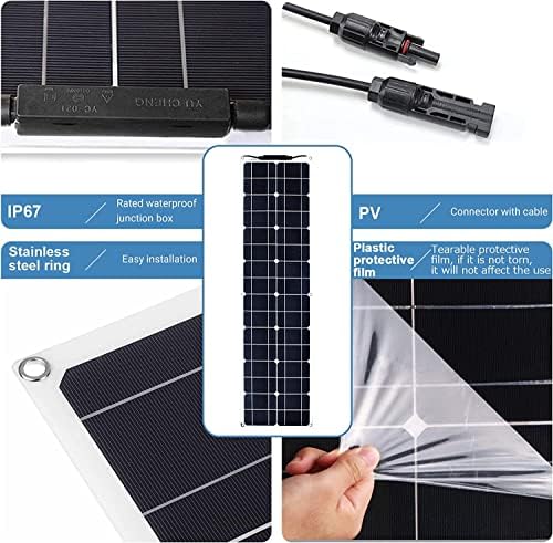 1200W Flexible Solar Panel Kit - 2x600W Monocrystalline Panels with 40A Charge Controller for 12V/24V Battery Charging, Perfect for RVs, Campers, Boats, Yachts, Trailers & Off-Grid Systems