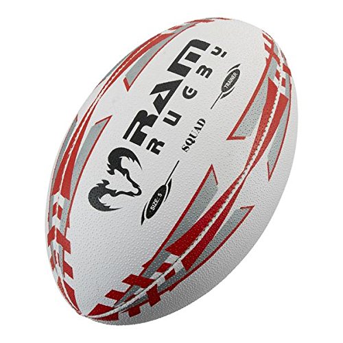 Top Rugby Lot de 15 ballons d'entraînement de rugby avec grand sac de rangement respirant