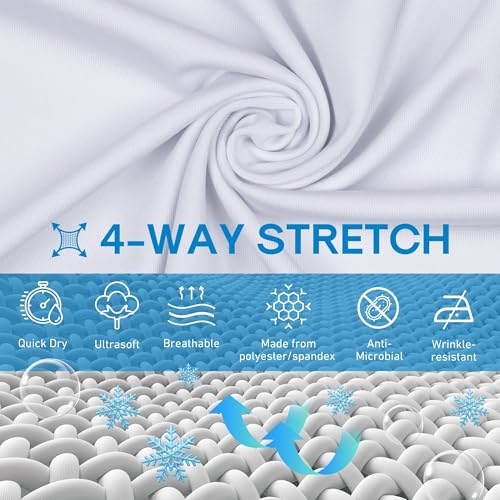 Arctic Cool Women's V-Neck Instant Cooling Moisture Wicking Performance UPF 50+ Short Sleeve Workout Shirt4