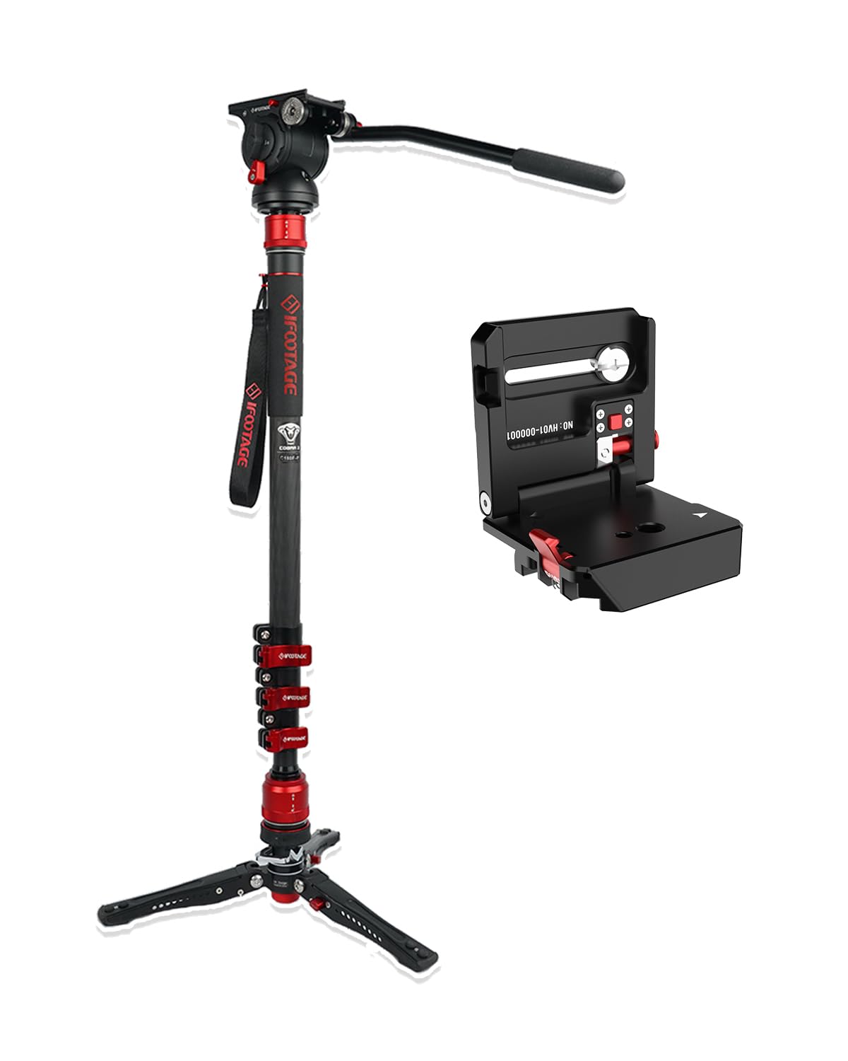 Amazon.com : IFOOTAGE Cobra 3 Monopod C180F-P,Komodo K5S Amazon.com : IFOOTAGE Cobra 3 Monopod C180F-P,Komodo K5S