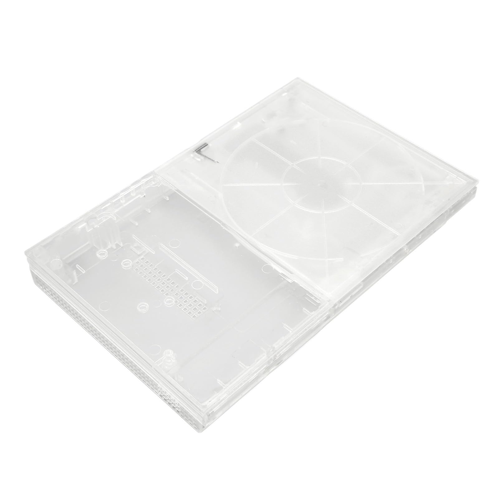 Chiyyak Custodia Trasparente PS Slim Trasparente Guscio Sostitutivo Leggero Fai-da-te per Accessori Console per Videogiochi retrò per Utenti Console di Gioco PS Slim ABS (per 7XXXX)