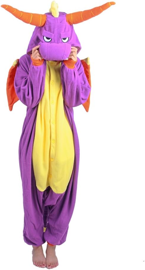 Adult Onesie Dragon Pajamas Animal Coaplay Costume
