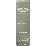Doctor BABOR Microbiomic Moisture Glow Serum (30 ml), wegańskie serum do twarzy z postbiotykami, kwasem hialuronowym i aloesem – profesjonalna pielęgnacja twarzy dla promiennej cery