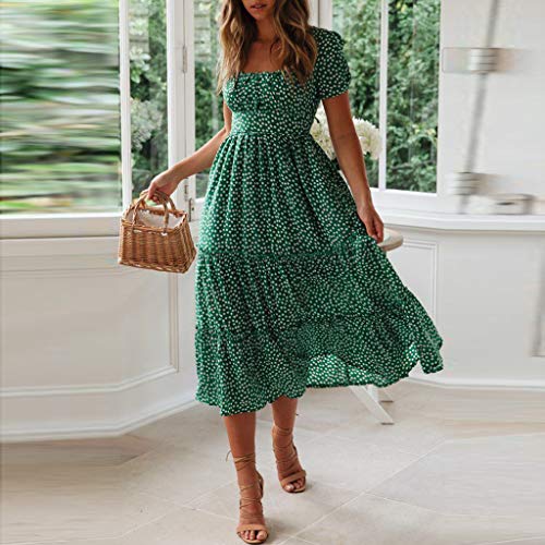 Robe fluide imprimé marguerites résolvant le manque d'élégance confortable