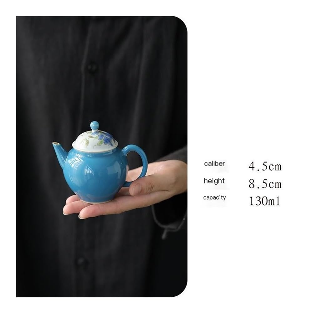 Czajniczek żeliwny ręcznie robiony zestaw do herbaty Kung Fu antyczny, ręcznie malowany ceramiczny czajniczek, czajniczek do recepcji zestaw herbat