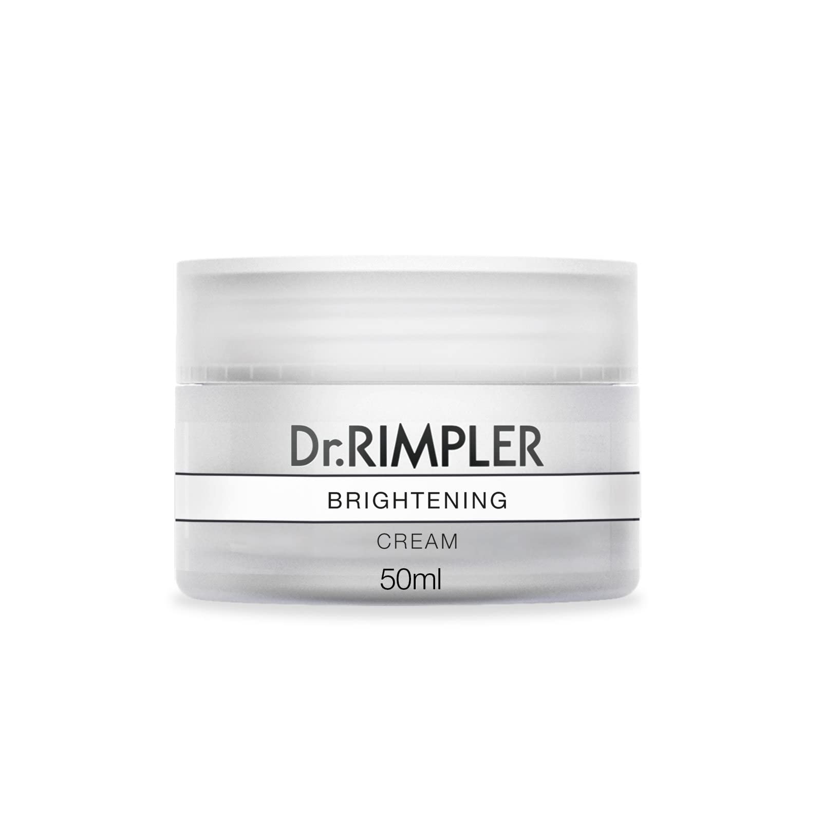 Dr. RIMPLER BRIGHTENING Cream 50 ml - leichte Tagespflege mit natürlichem Lichtschutz -reguliert Pigmentflecken und hellt Narben auf - sorgt für ausreichend Feuchtigkeit in der Haut