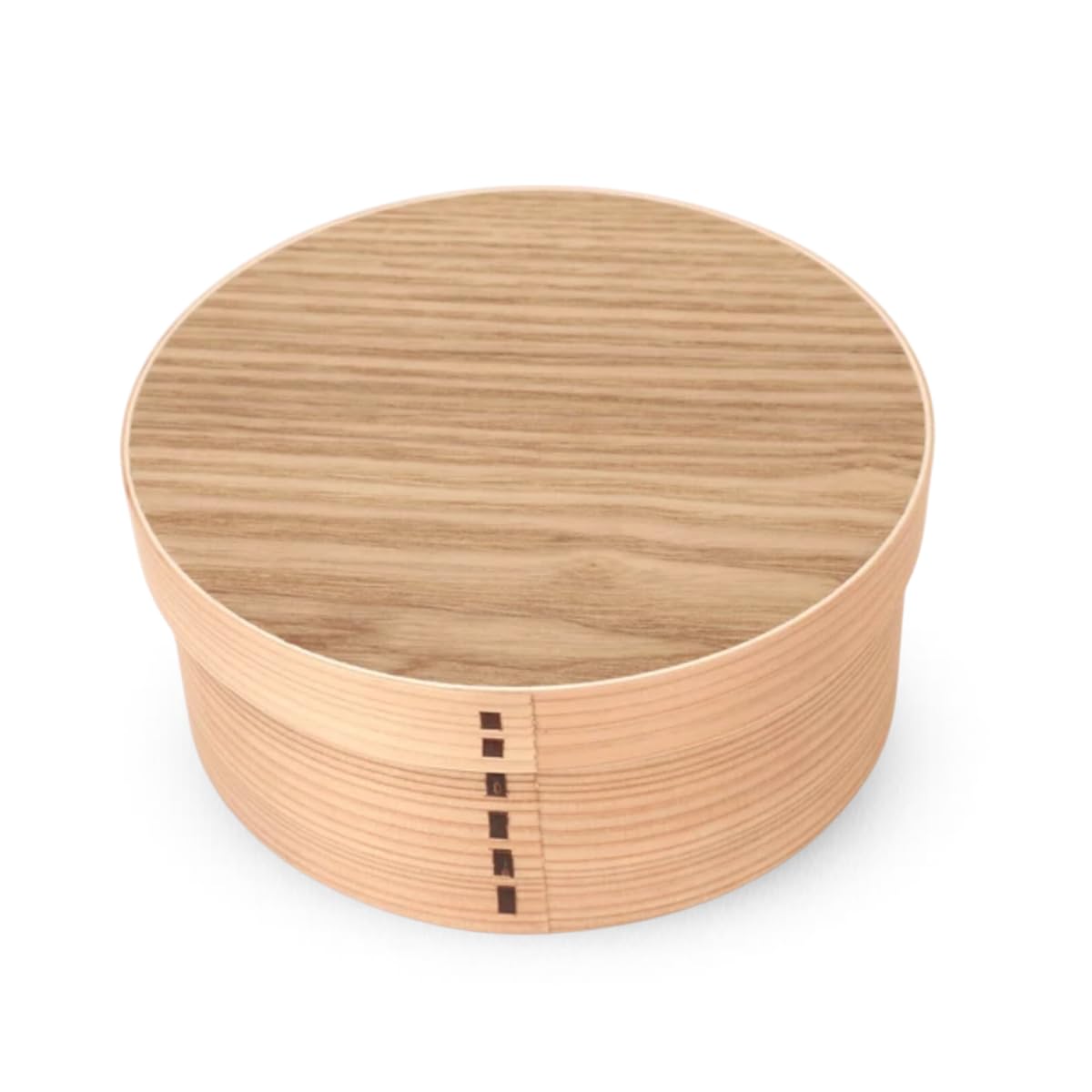 J-Kitchens Wooden Ohitsu Rice Container 5.9in Urethane Coated Hand Wash Japan