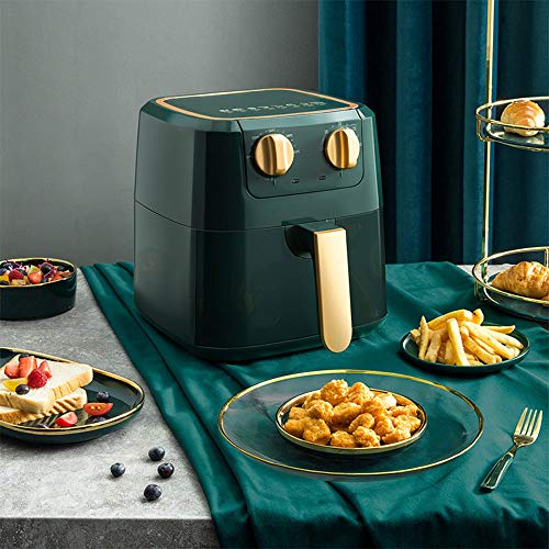 Luftfritteuse 5L/1400W/220V Elektrische Friteuse,Intelligente Heißluftfritteuse,Keine Öldämpfe,Haushalt Automatische Große Kapazität
