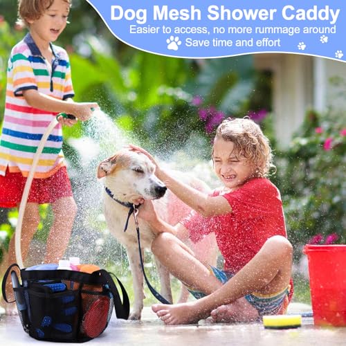 Dog Mesh Shower Bag Portable,Dog Shower Tote Bag,Pet Bathroom Bag with 7 Pockets, Large Capacity Hanging, Quick Dry Pet Shower Basket/Bath Bag,Dog Shower & Bath Supplies Accessories Dog Mesh Shower Bag Portable,Dog Shower Tote Bag,Pet Bathroom Bag with 7 Pockets, Large Capacity Hanging, Quick Dry Pet Shower Basket/Bath Bag,Dog Shower & Bath Supplies Accessories