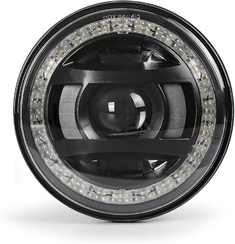 Phare de moto en aluminium robuste LED 30W 12V avec rétroéclairage design pour Rebel CMX250 2017