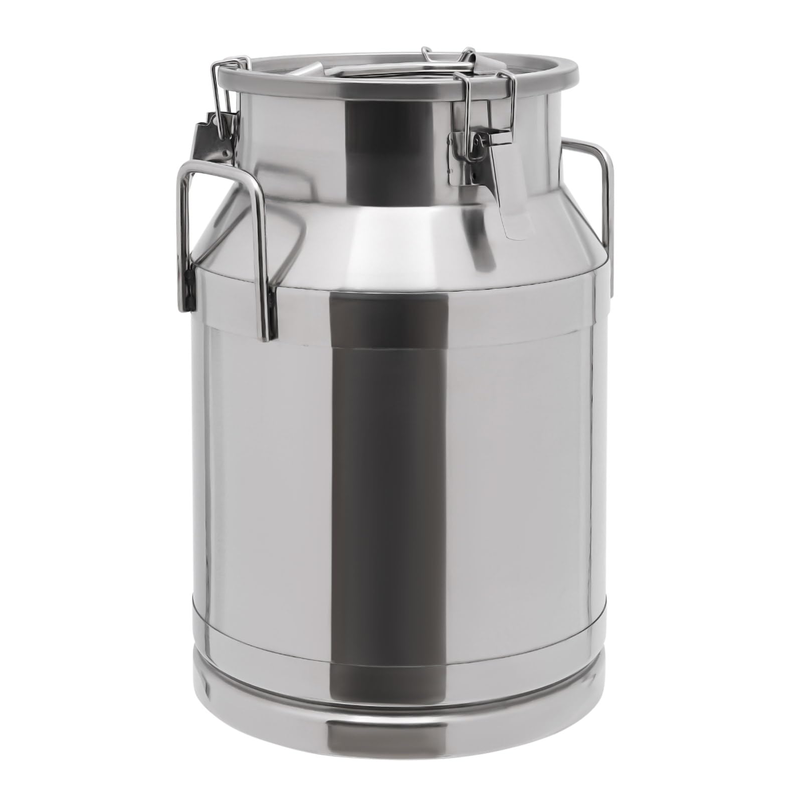 AYCDL Pail Milk Can Bucket,Stainless Steel Can,304 Stainless 23Gal with Sealed Lid,88L Hanging Lid Metal Jug Bucket for Oil Tea,1014.4 Ounces
