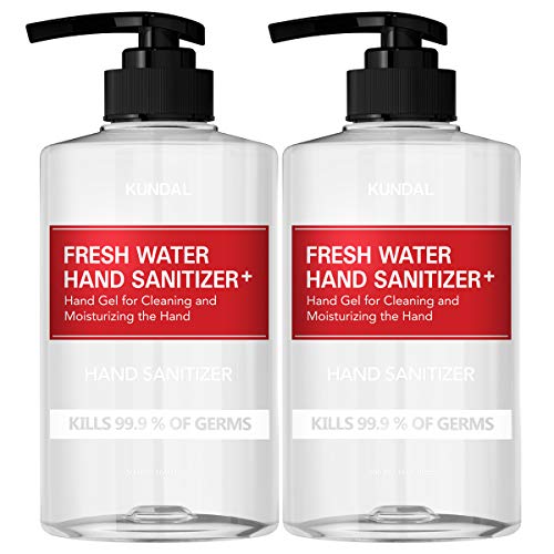 KUNDAL Hand Sanitizer Gel Type with Natural Herb, 62% Ethyl Alcohol – 500ml