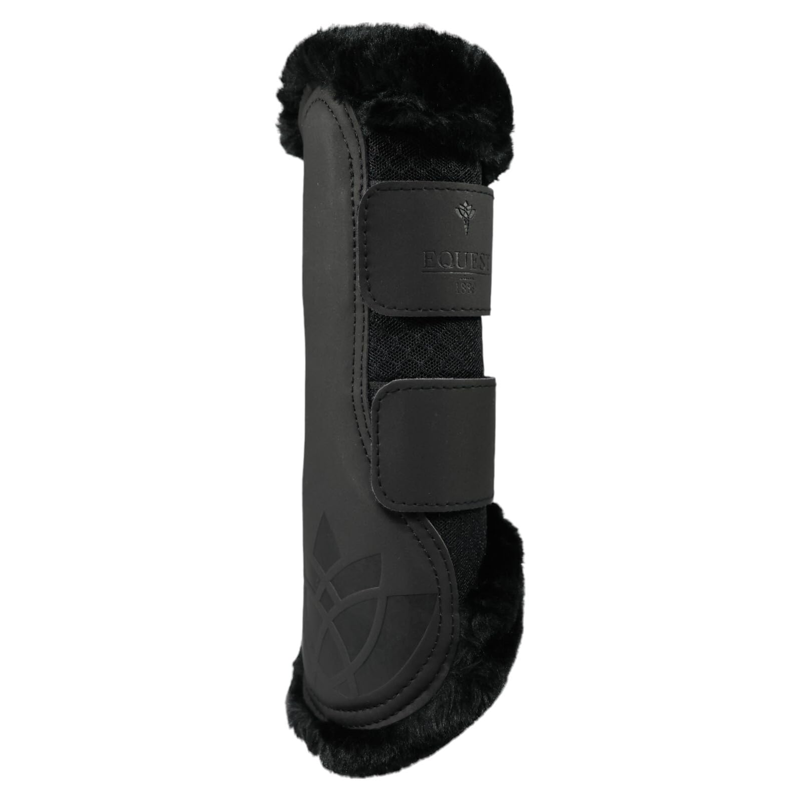EQuest Air Flow Mesh 2.0 - Set di 2 ghette per cavalli, colore nero, XL/Full Extra