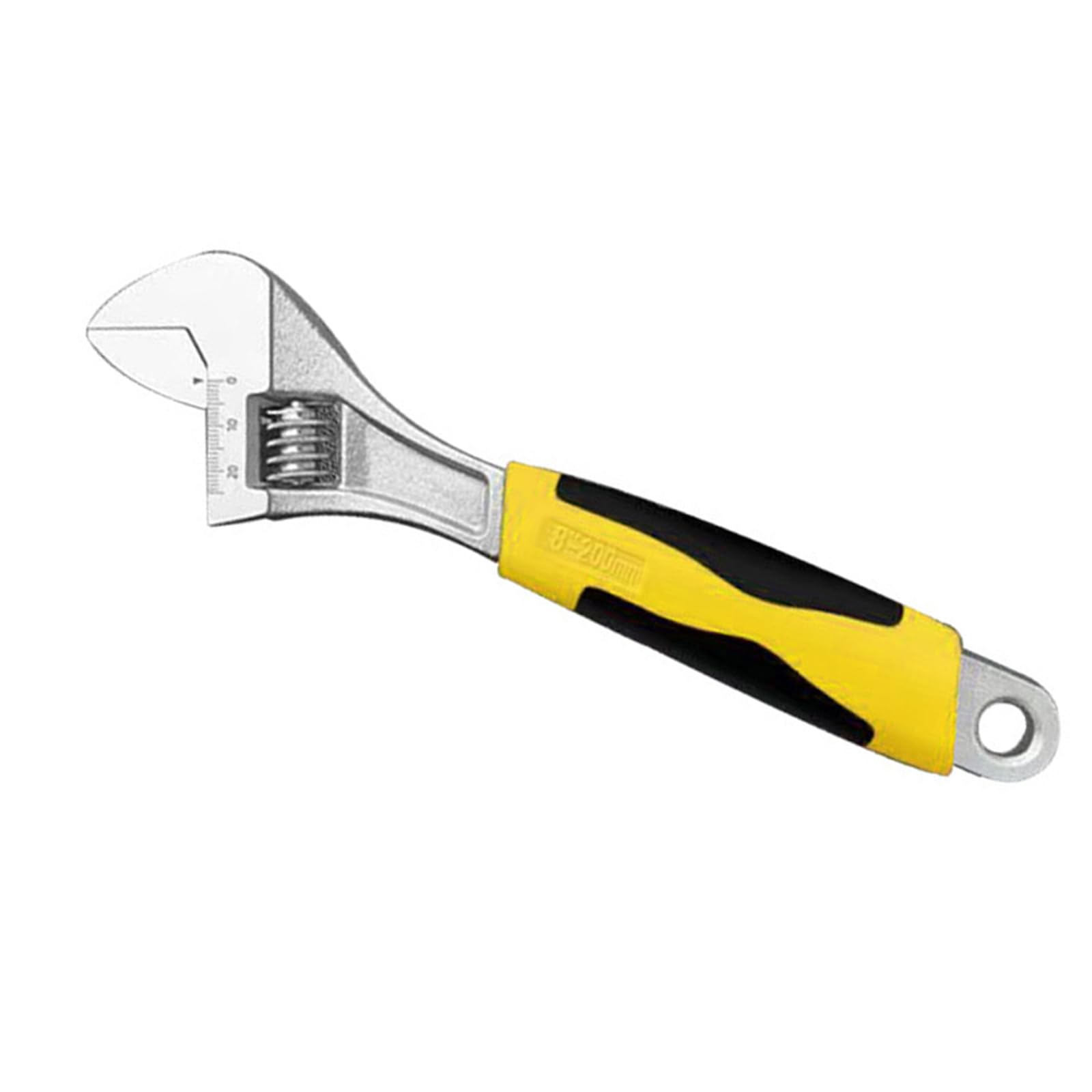 Geavonyg 8 Inches Adjustable Wrenches Featuring Mechanism And Nonslip Grip For Efficient Work Adjustable Wrenches
