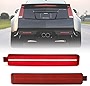CTS/CTS-V LED Bumper Reflector Lights for 2008-2013 Cadillac CTS & 2009-2013 Cadillac CTS-V Rear Turn Signal Lamps Red LED Tail Brake Rear Fog Lamps Reflector Light Kit Red Lens OEM Replacement