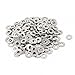 uxcell 200pcs 304 Stainless Steel M3 Flat Washers Spacers Gasket Silver Tone